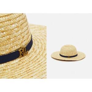 POLO by RALPH LAUREN Genuine Hat Woven 100% Wheat Straw
